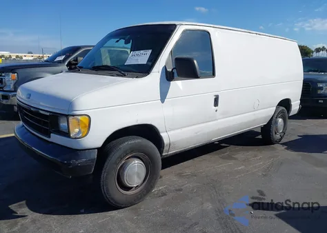 1996 Ford Econoline E250 Van z USA, uszkodzony, nr VIN 1FTHE24H5THA75640